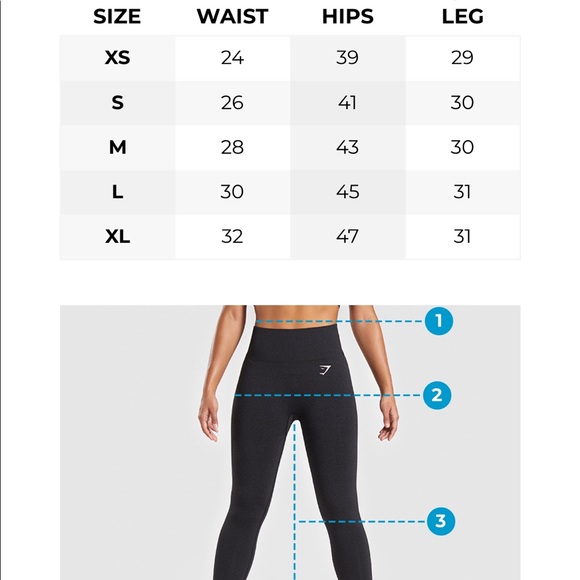 GymShark ADAPT OMBRE SEAMLESS LEGGINGS - Picture 5 of 5